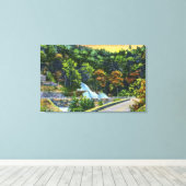 Horseshoe Curve View of Bastion Falls Leinwanddruck (Insitu (Holzboden))