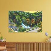 Horseshoe Curve View of Bastion Falls Leinwanddruck (Insitu (Wohnzimmer))