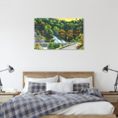 Horseshoe Curve View of Bastion Falls Leinwanddruck (Insitu (Schlafzimmer))