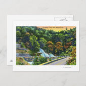 Horseshoe Curve View of Bastion Falls Postkarte (Vorne/Hinten)