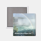 Horseshoe Falls at Niagara Falls Magnet (Vorderseite/Rückseite)