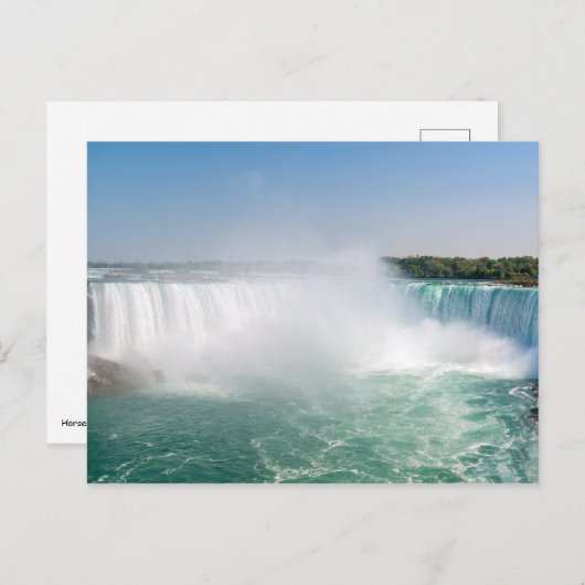Horseshoe Falls aus Niagara Falls - Kanada Postkarte (Vorne/Hinten)