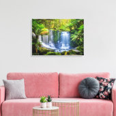 Horseshoe Falls Australia Canvas Print Leinwanddruck (Insitu (Wohnzimmer))