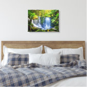Horseshoe Falls Australia Canvas Print Leinwanddruck (Insitu (Schlafzimmer))