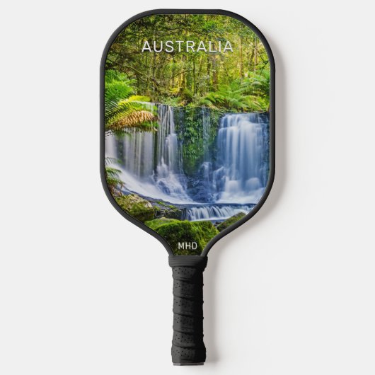 Horseshoe Falls Australia Custom Monogram Pickleball Schläger (Vorderseite)