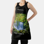 Horseshoe Falls Australia Custom Monogram Schürze (InSitu)