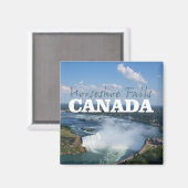 Horseshoe Falls Canada Travel Souvenir Magnet (Vorderseite/Rückseite)