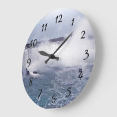 Horseshoe Falls Große Wanduhr (Winkel)