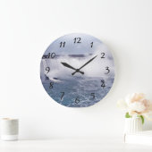 Horseshoe Falls Große Wanduhr (Zuhause)