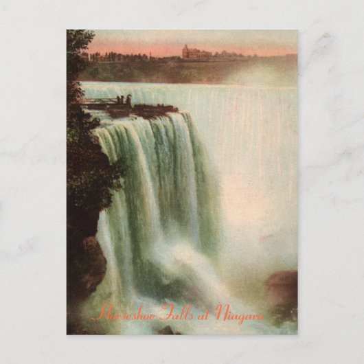 Horseshoe Falls in Niagara Postcard Postkarte (Vorderseite)