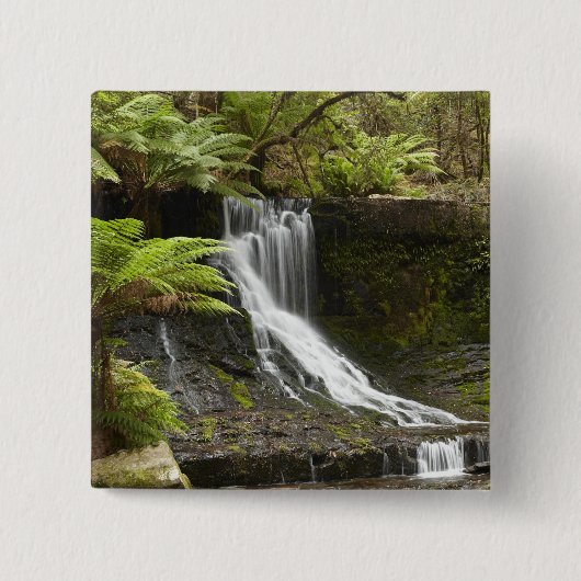 Horseshoe Falls, Mount Field National Park, Button (Vorderseite)