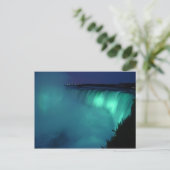 Horseshoe Falls Niagara Falls Aqua Glow Postcard Postkarte (Stehend Vorderseite)