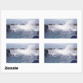 Horseshoe Falls Rechteckiger Aufkleber (Blatt)