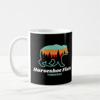 Horseshoe Flats Virginia VA Bär Retro Vintage Kaffeetasse