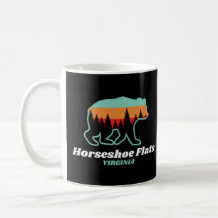 Horseshoe Flats Virginia VA Bear Retro Vintag Kaffeetasse
