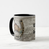 Horseshoe frames Horseshoe personalize Tasse (Vorderseite Links)