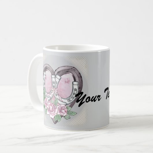 Horseshoe Hearts Tasse (Vorderseite Links)