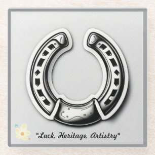 "Horseshoe Heritage Tattoo" Glasuntersetzer