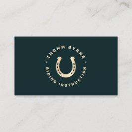 Horseshoe Horse Business Card Visitenkarte