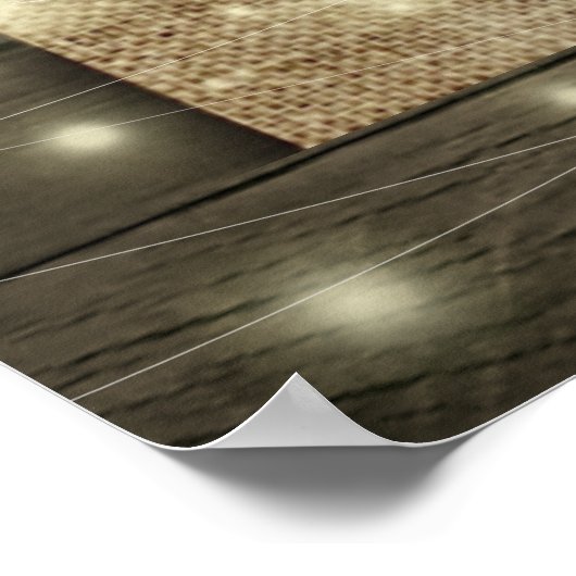 Horseshoe Hydrangea Land Rustikale Hochzeit Willko Poster (Ecke)