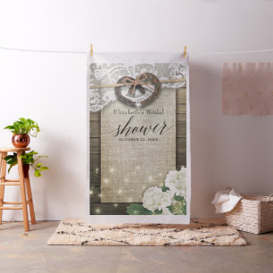 Horseshoe Hydrangea Wood Brautparty Foto Booth Stoff