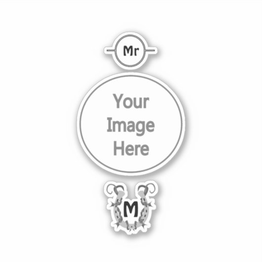 Horseshoe in Stacheldraht Aufkleber (Vorderseite)