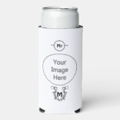 Horseshoe in Stacheldraht Selters Dosenkühler (Seltzer Vorderseite)