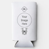 Horseshoe in Stacheldraht Selters Dosenkühler (Vorderseite)