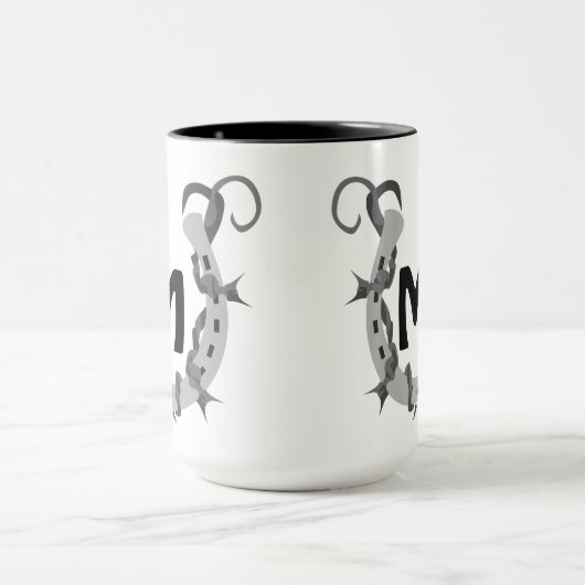 Horseshoe in Stacheldraht Tasse (Zentrum)