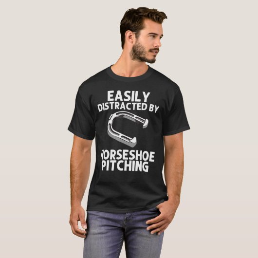 Horseshoe Juckreiz Männer Hufeisenschwänze T-Shirt (Vorne ganz)