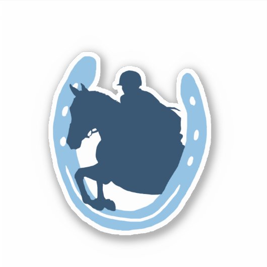 Horseshoe Jumper Sticker (Vorderseite)