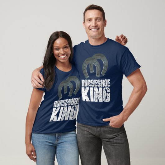 Horseshoe King Pitching Game Tournament T-Shirt (Unisex)