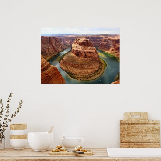 Horseshoe-Kurve Poster (Küche)