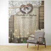 Horseshoe Lace Hydrangea Holz Foto Stand Hintergru Wandteppich (Beispiel)