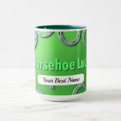 Horseshoe Luck Mug Custom Tasse (Zentrum)