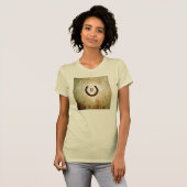 Horseshoe Mit Monogramm Personalisiert T-Shirt (Vorne ganz)