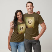 Horseshoe Mit Monogramm Personalisiert T-Shirt (Unisex)