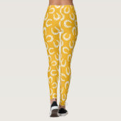 Horseshoe Pattern St Patrick's Day Leggings (Rückseite)