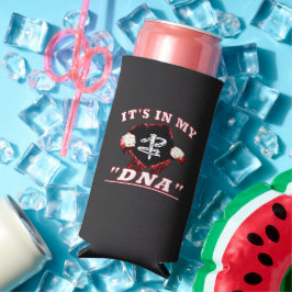 HorseShoe Pitching Koozie - Meine DNA Selters Dosenkühler