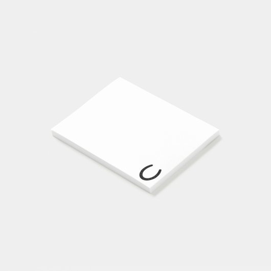 Horseshoe Post-it Klebezettel (angewinkelt)