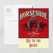 Horseshoe Racer Postkarte (Vorne/Hinten)