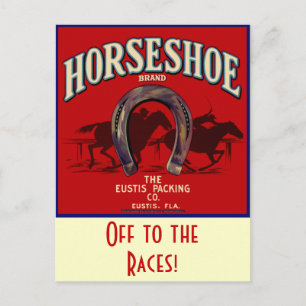 Horseshoe Racer Postkarte