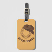 Horseshoe Rodeo Ready Gepäckanhänger (Vorderseite Vertikal)