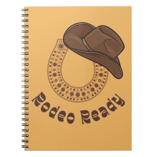 Horseshoe Rodeo Ready Notizblock (Vorderseite)