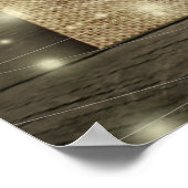 Horseshoe Sonnenblume Land Rustikale Hochzeit Will Poster (Ecke)