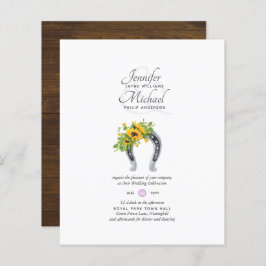 Horseshoe Sonnenblume von Low Budget Wedding Netwo