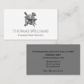 Horseshoe Tools Reitpferd Farrier Visitenkarte (Vorne/Hinten)