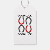 Horseshoe Viel Glück Horseshoe Geschenkanhänger (Rückseite)