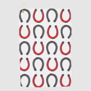 Horseshoe Viel Glück Horseshoe Golfhandtuch