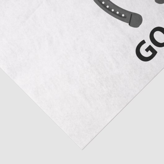 Horseshoe Viel Glück Horseshoe Seidenpapier (Detail)